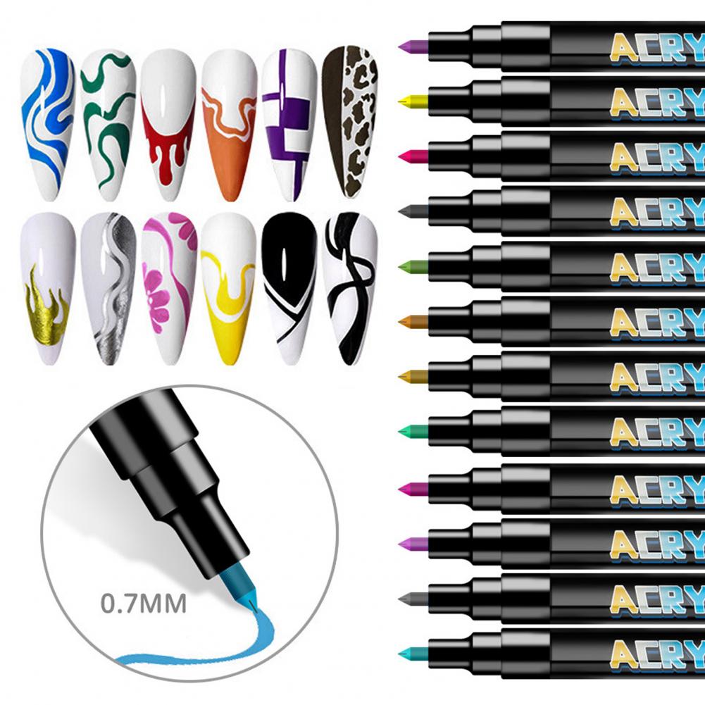 3D Nail Polish Pens Nail Art P - Correction Pen Fine recension och pris