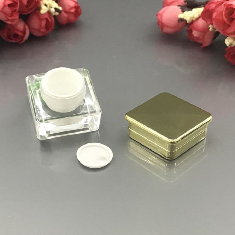 5G gold square plastic acrylic - Gel Refill Pack recension och pris