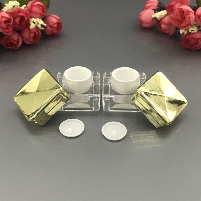 5G gold square plastic acrylic - Gel Refill Pack recension och pris