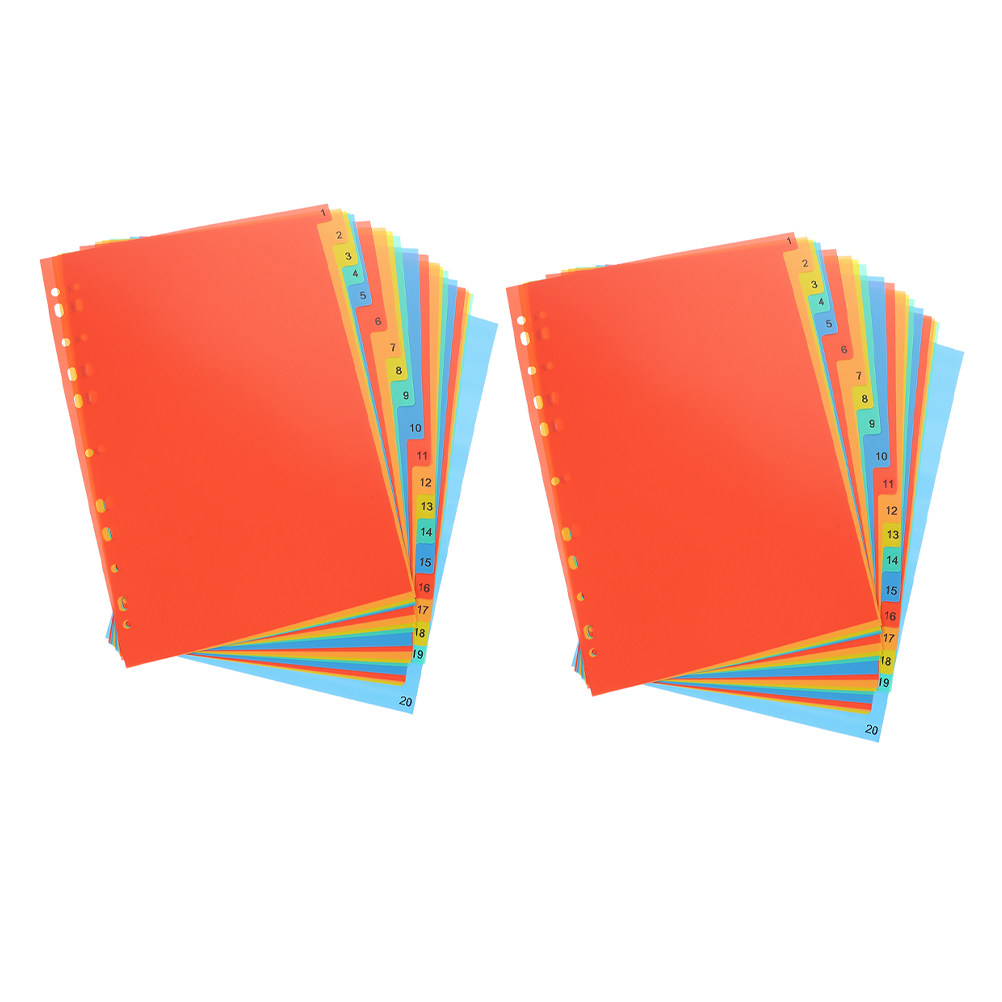 2 sets File Organizer Document - Tab Divider A4 recension och pris