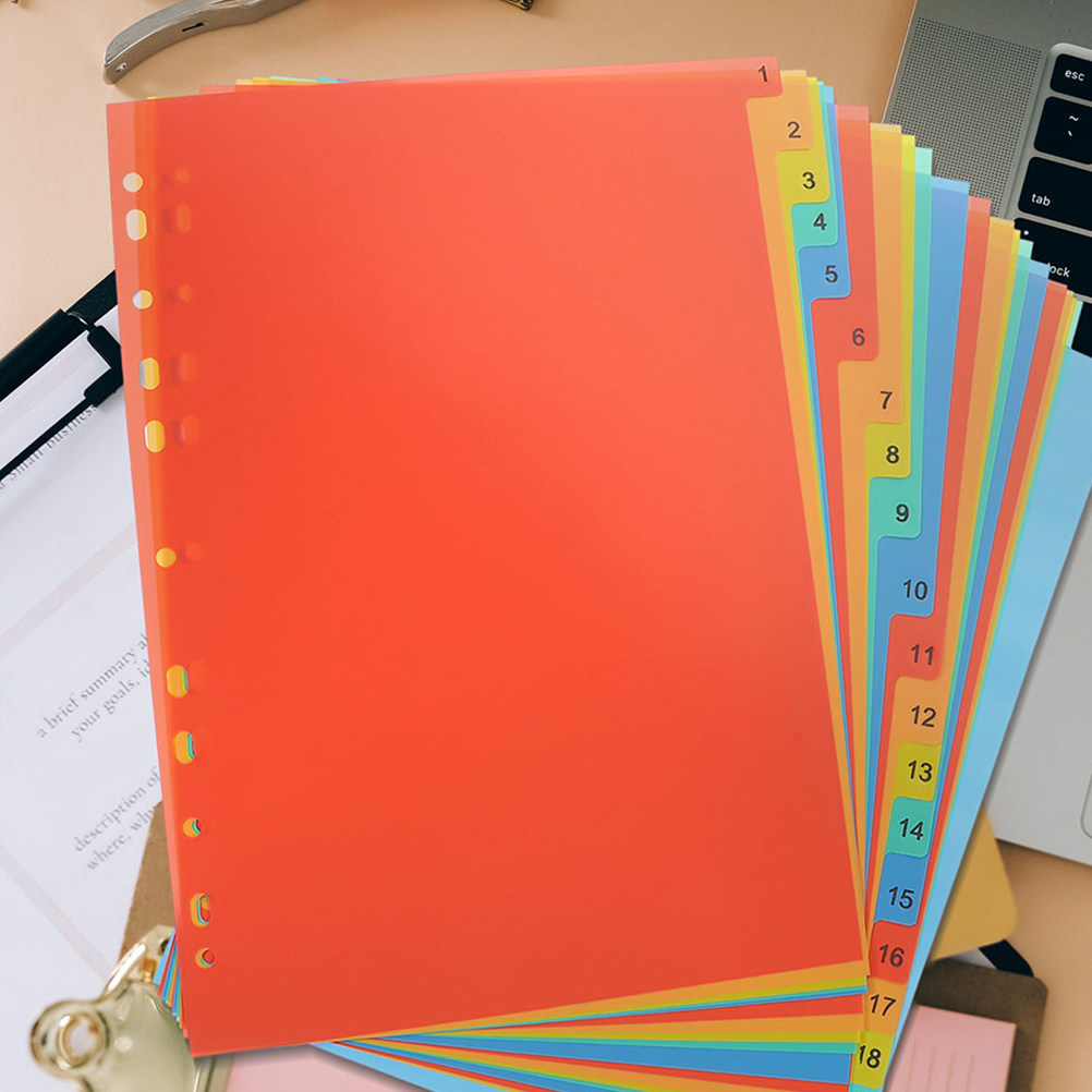 2 sets File Organizer Document - Tab Divider A4 recension och pris