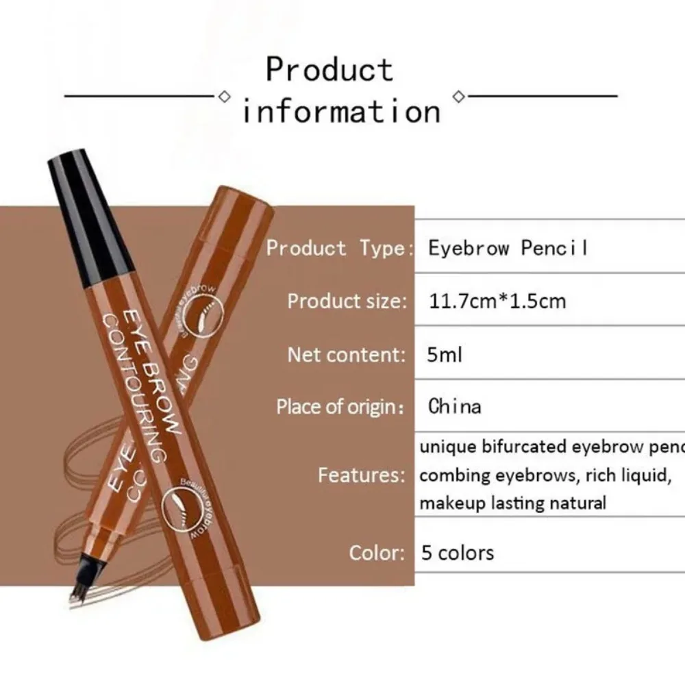 1Pcs Eyebrow Pen Waterproof Fo - Correction Pen Fine recension och pris