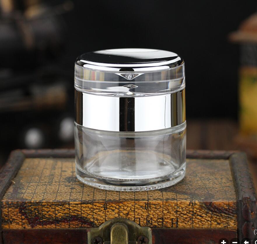 50G transparent glass jar pot  - Gel Refill Pack recension och pris