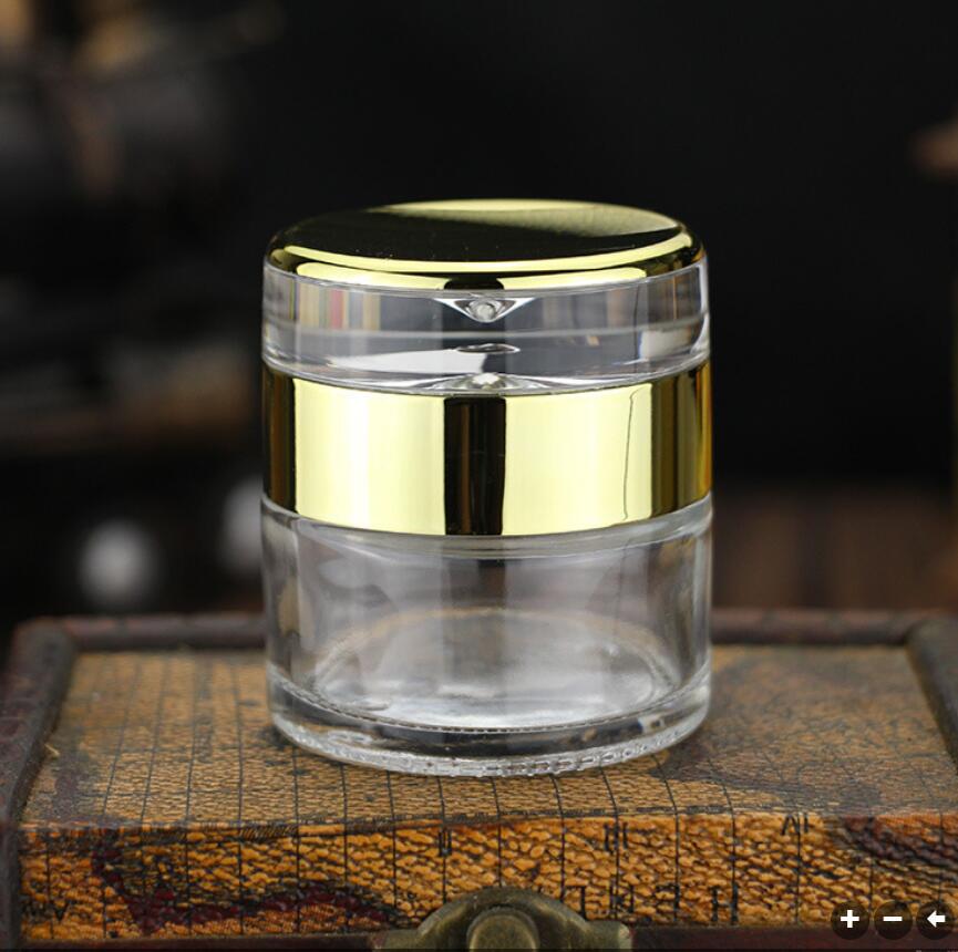 50G transparent glass jar pot  - Gel Refill Pack recension och pris