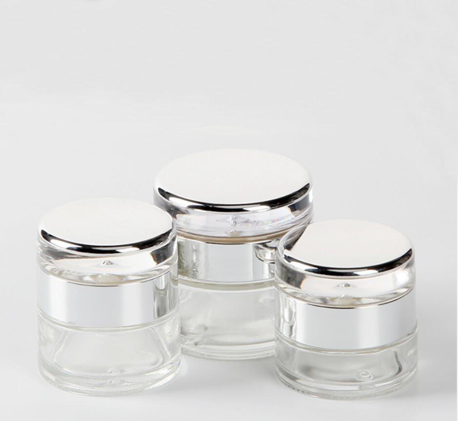 50G transparent glass jar pot  - Gel Refill Pack recension och pris