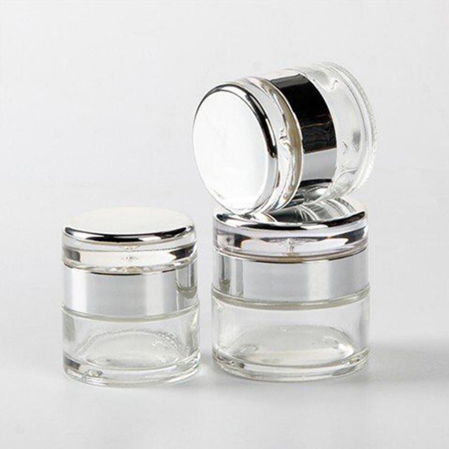 50G transparent glass jar pot  - Gel Refill Pack recension och pris