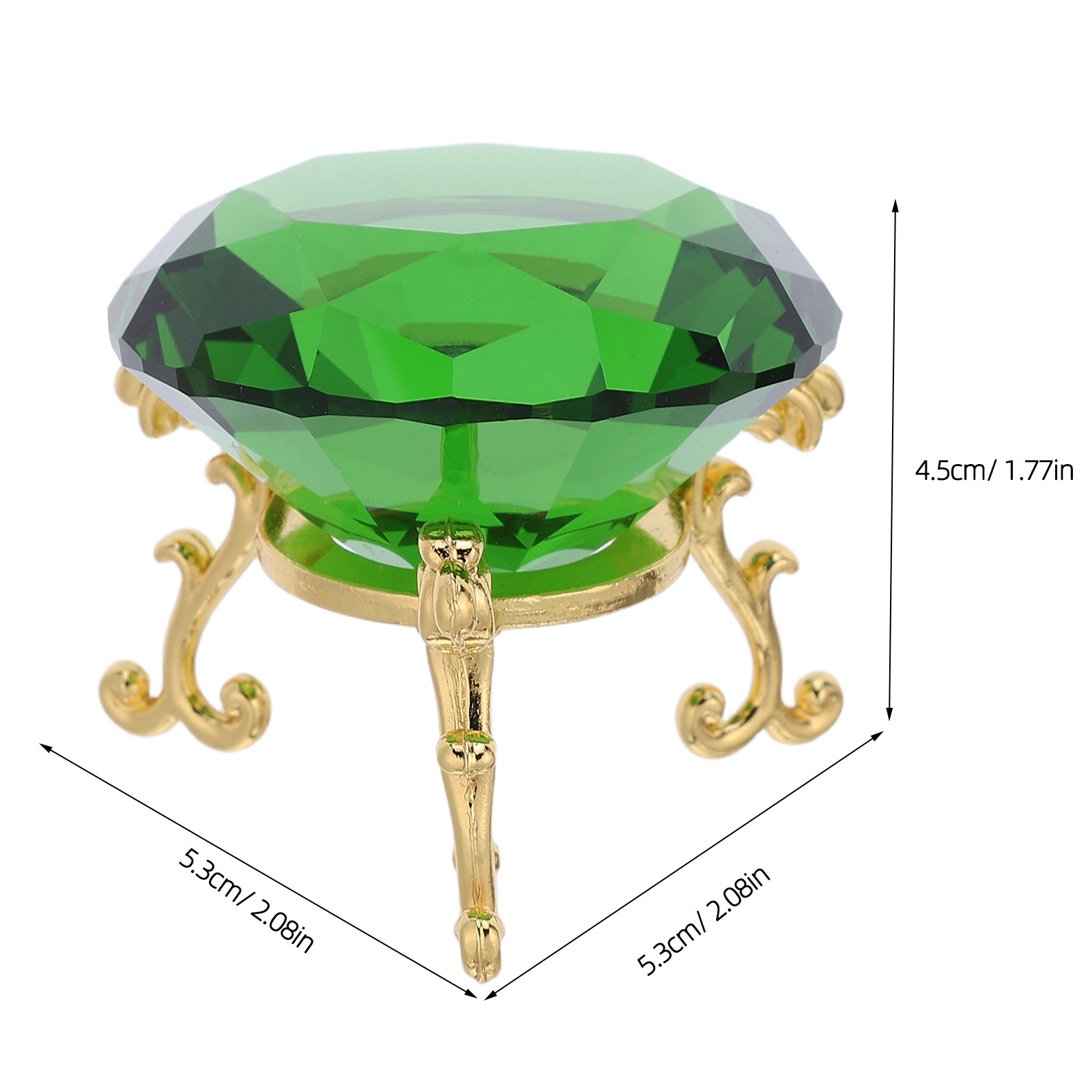 Artificial Crystal Diamond Tab - Paper Weight Crystal recension och pris
