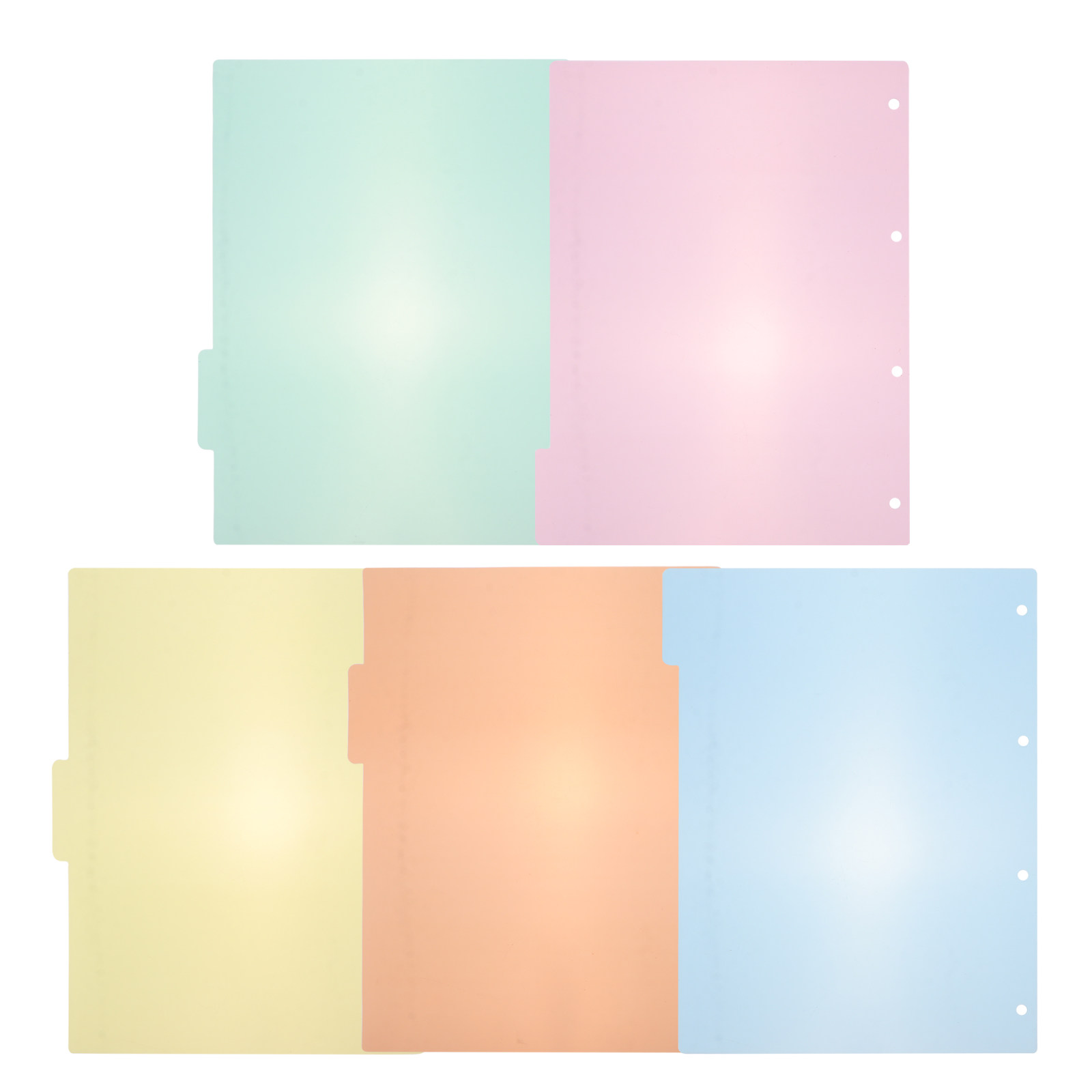 10Pcs Professional Plastic Ind - Tab Divider A4 recension och pris