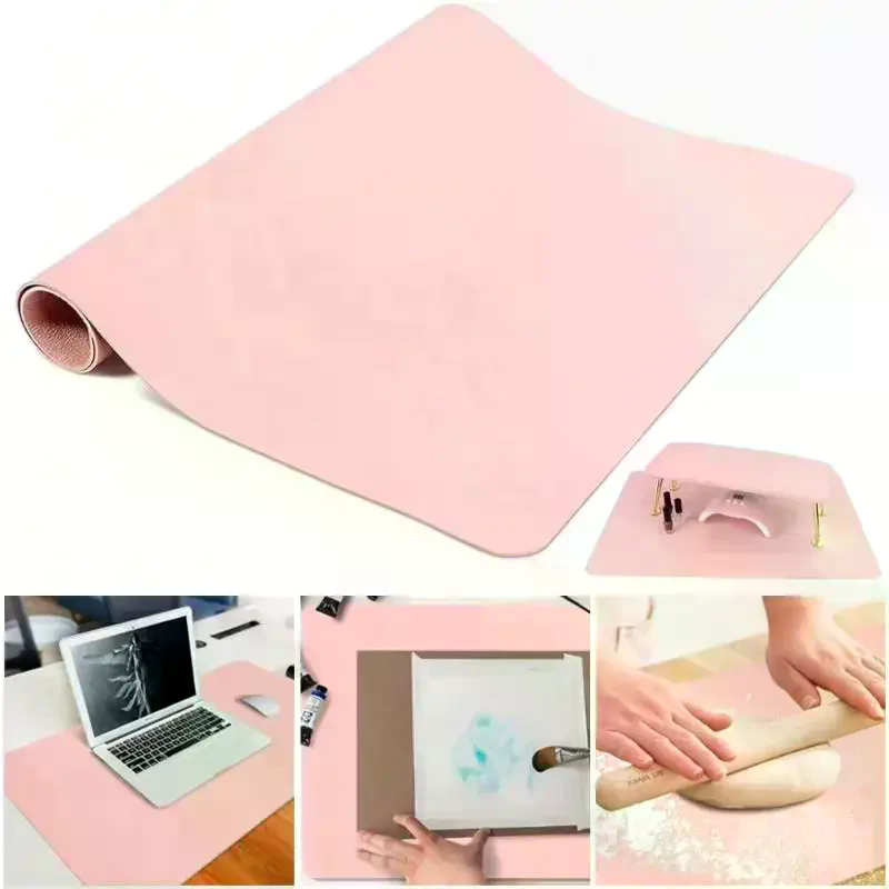 Foldable Nail Art Table Mat PU - Leather Desk Pad recension och pris
