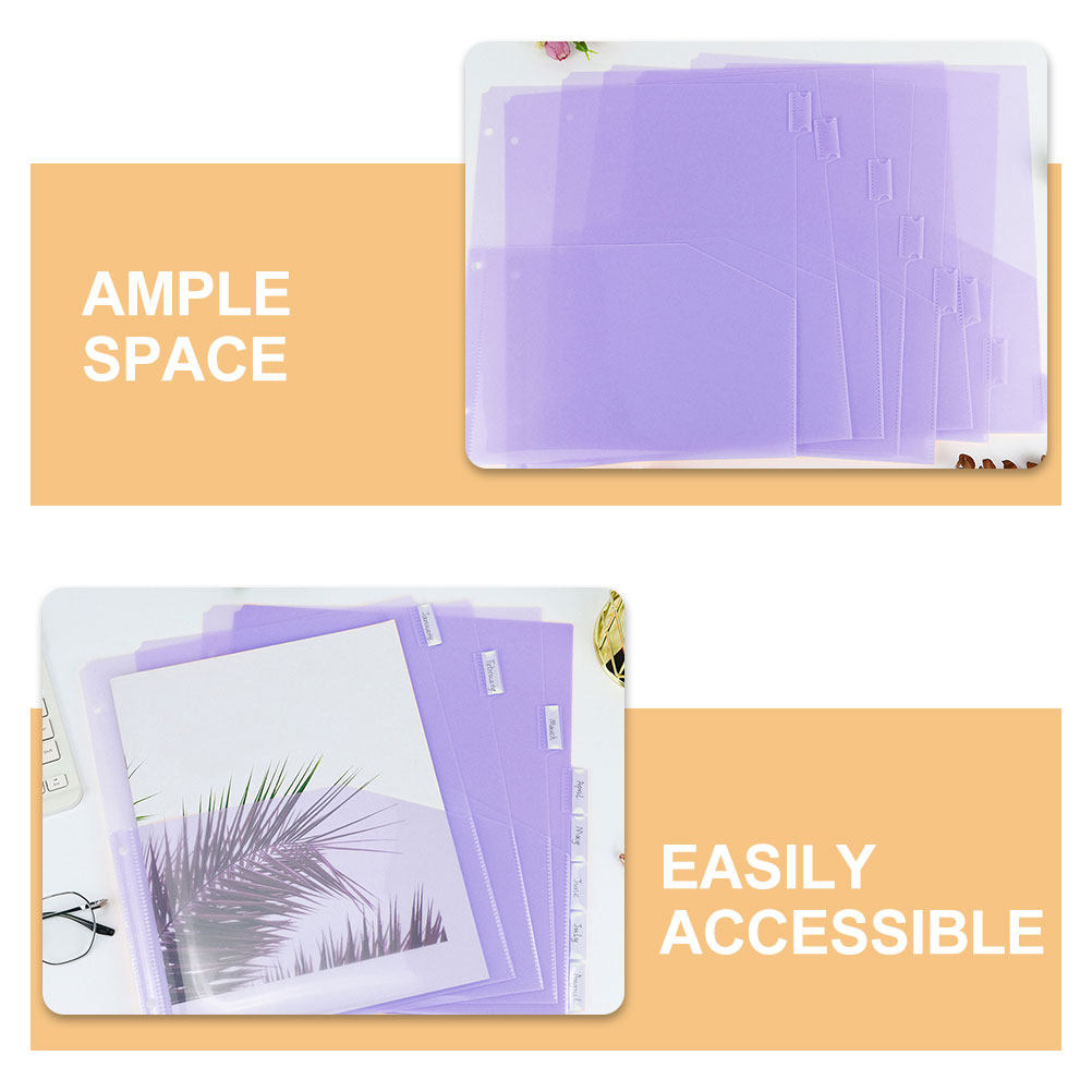 2Sets Divider for Binders A4 3 - Tab Divider A4 recension och pris
