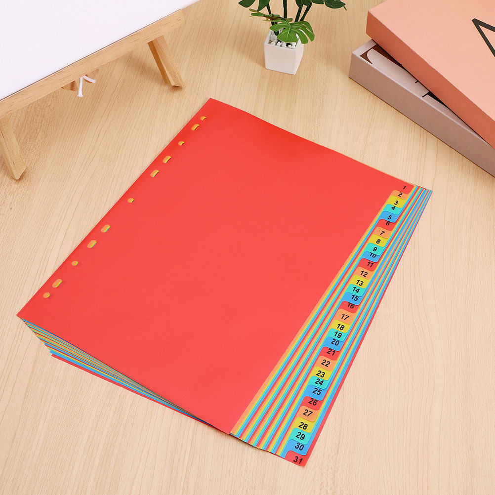 2Sets A4 Index Dividers Plasti - Tab Divider A4 recension och pris